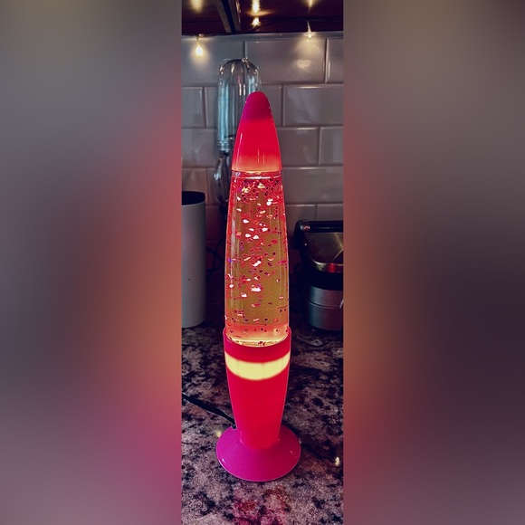 Other Pink Glitter Lava Lamp Poshmark